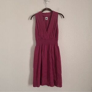 Missoni Women's Size 42 (US M) Pink Knitted Sleeveless Dress